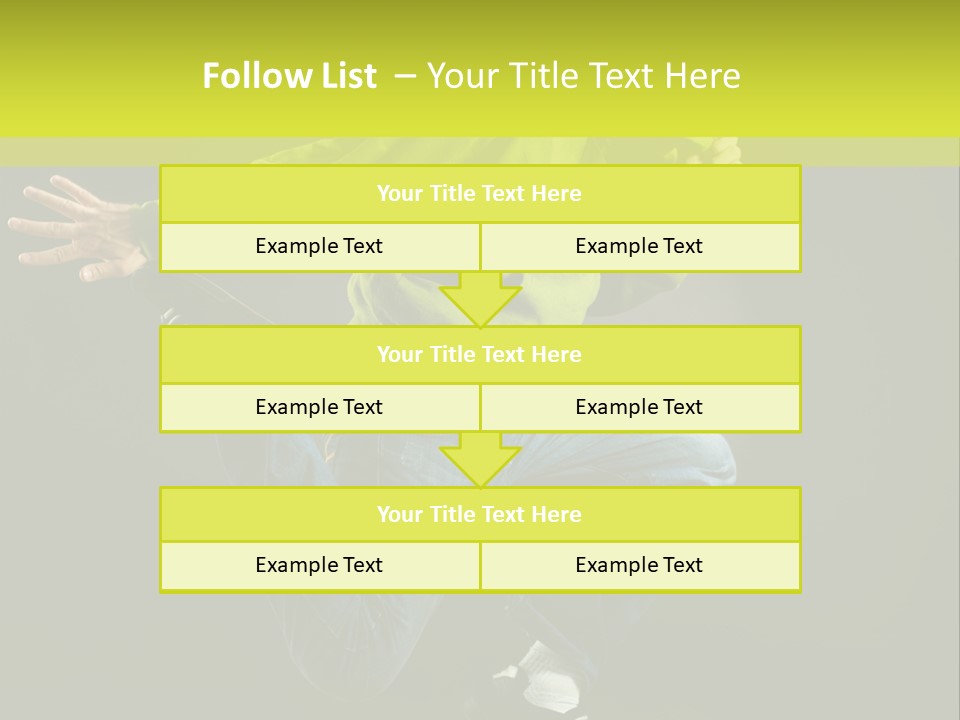 A Man Jumping In The Air With A Skateboard PowerPoint Template