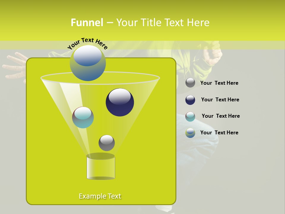 A Man Jumping In The Air With A Skateboard PowerPoint Template