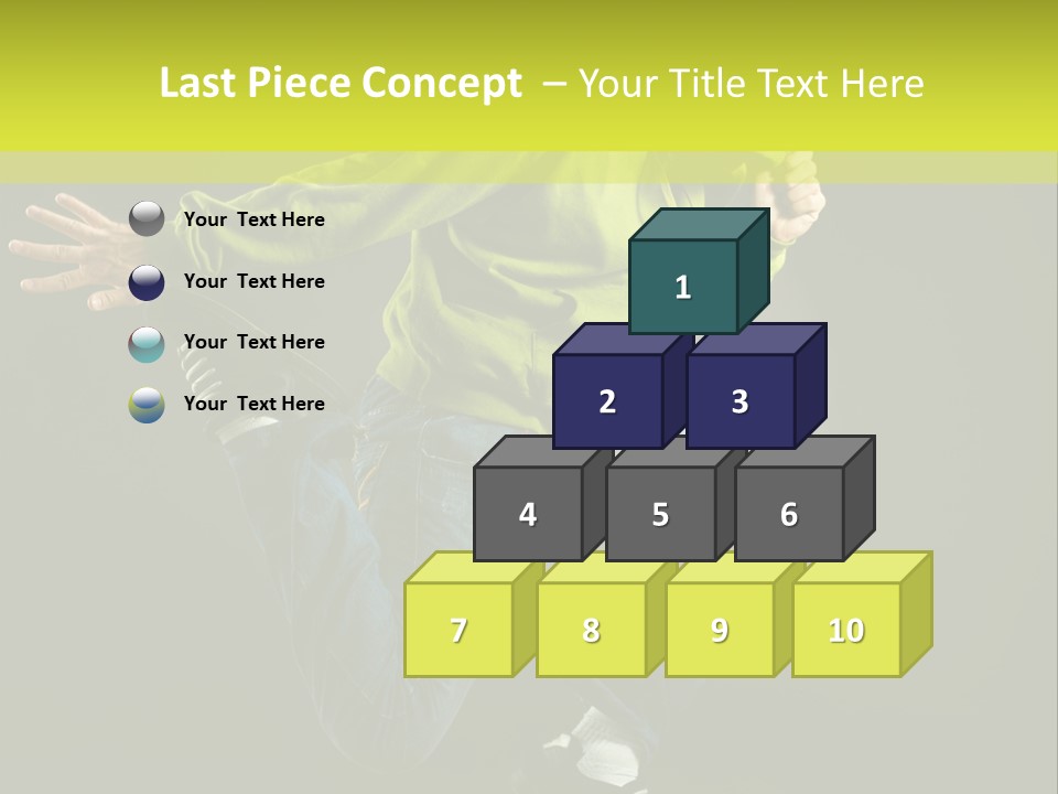 A Man Jumping In The Air With A Skateboard PowerPoint Template