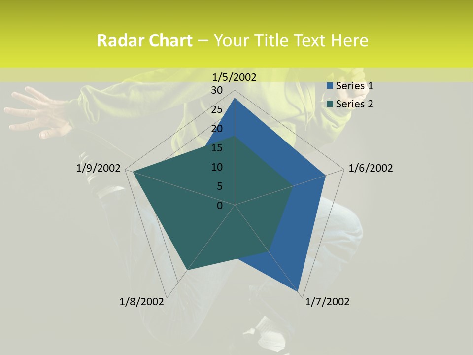 A Man Jumping In The Air With A Skateboard PowerPoint Template