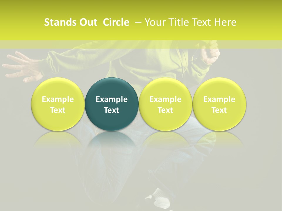 A Man Jumping In The Air With A Skateboard PowerPoint Template