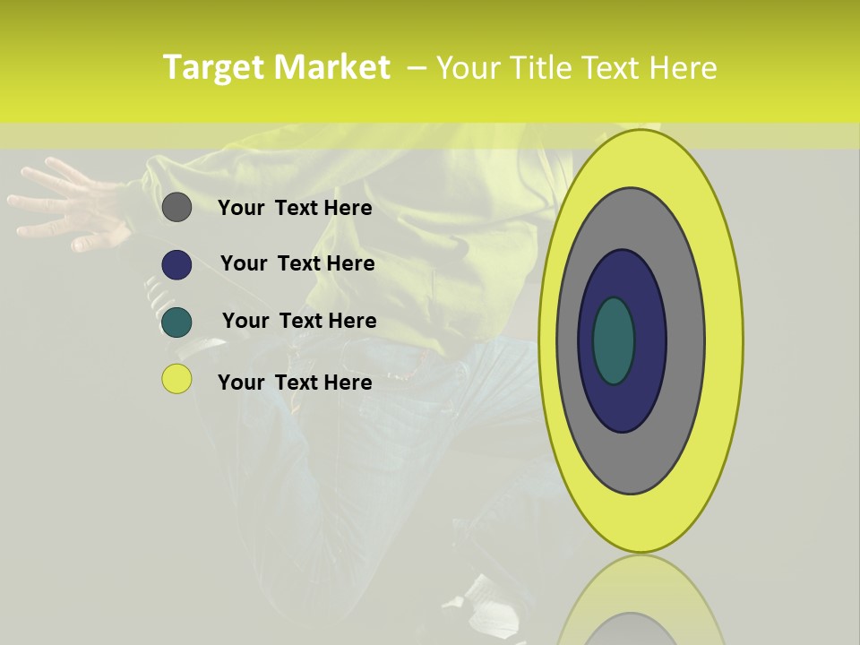 A Man Jumping In The Air With A Skateboard PowerPoint Template