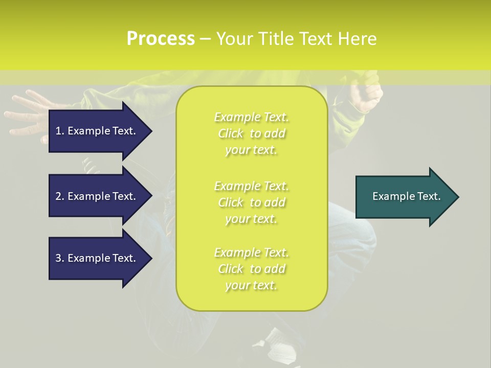 A Man Jumping In The Air With A Skateboard PowerPoint Template