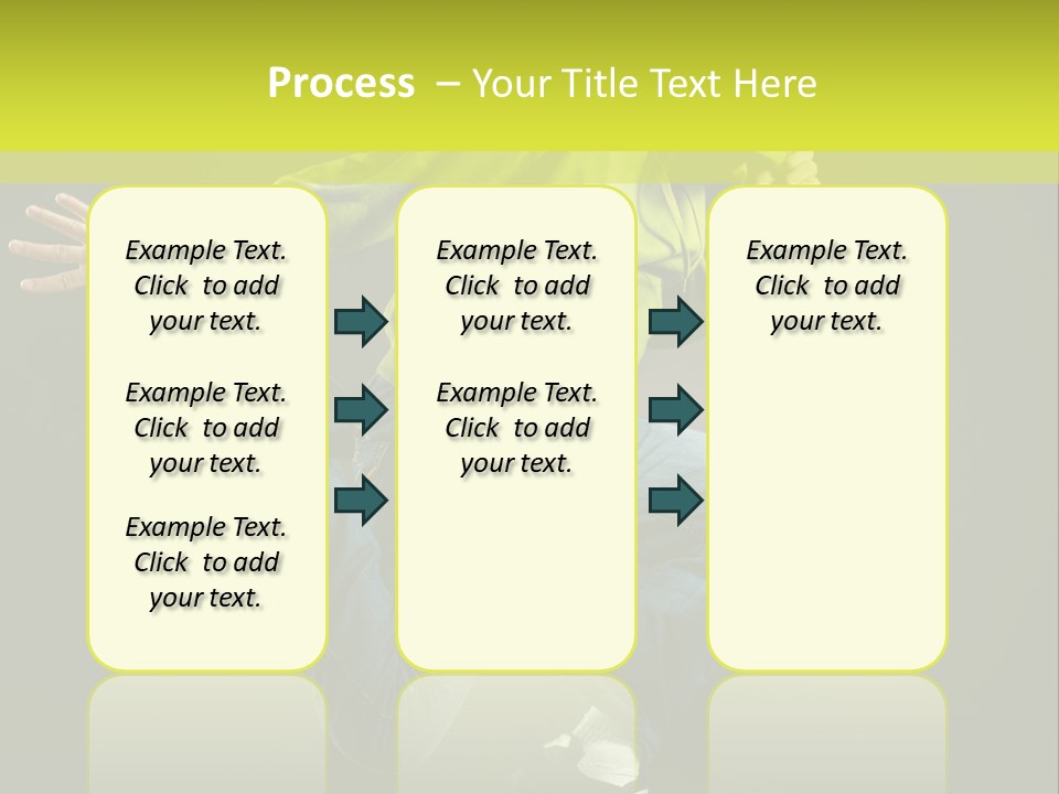 A Man Jumping In The Air With A Skateboard PowerPoint Template