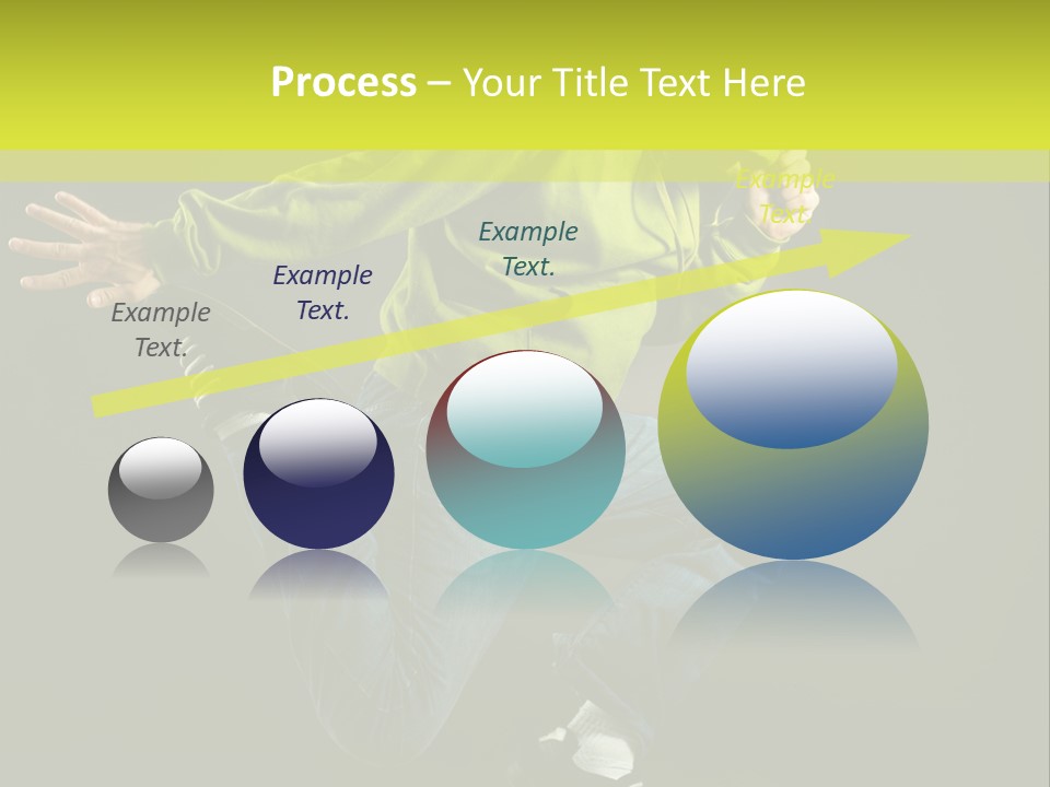 A Man Jumping In The Air With A Skateboard PowerPoint Template