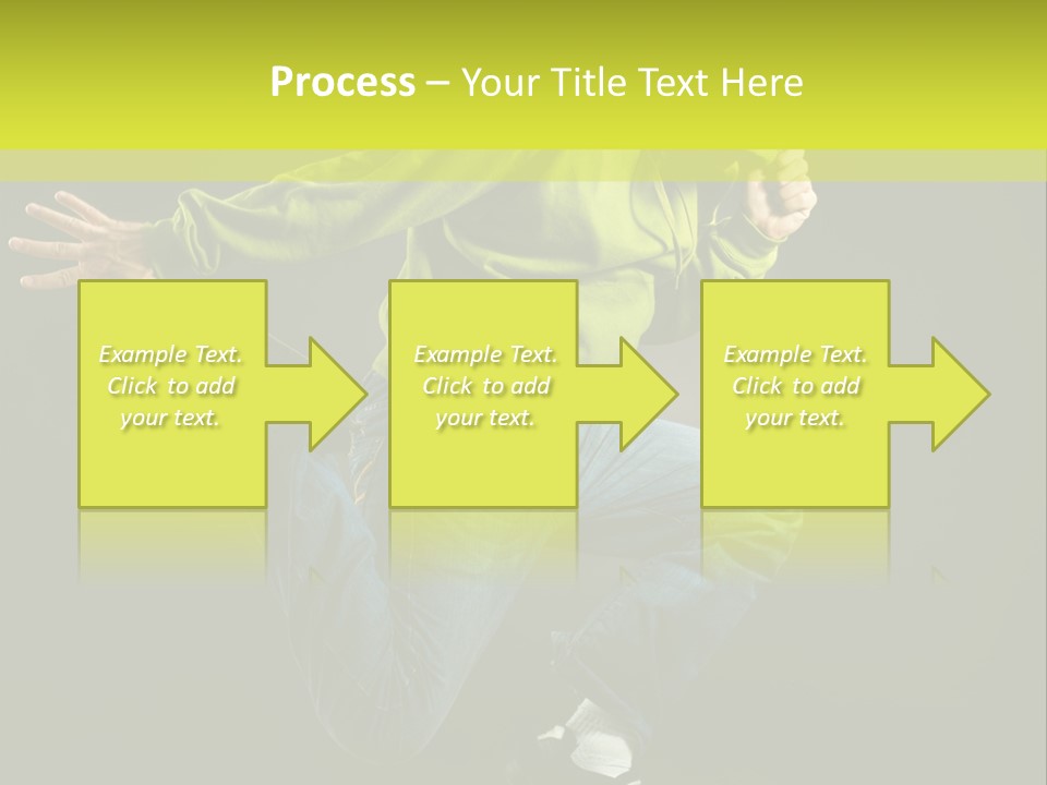 A Man Jumping In The Air With A Skateboard PowerPoint Template