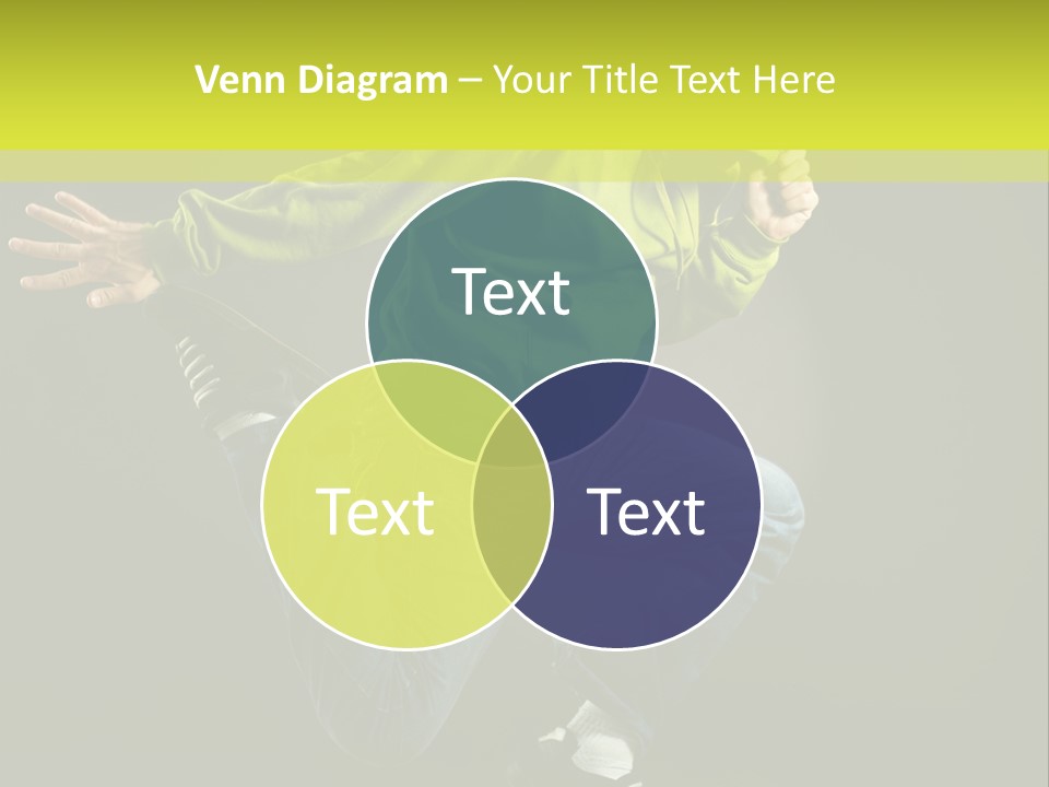 A Man Jumping In The Air With A Skateboard PowerPoint Template