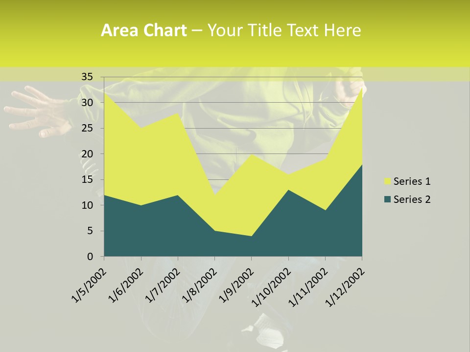 A Man Jumping In The Air With A Skateboard PowerPoint Template