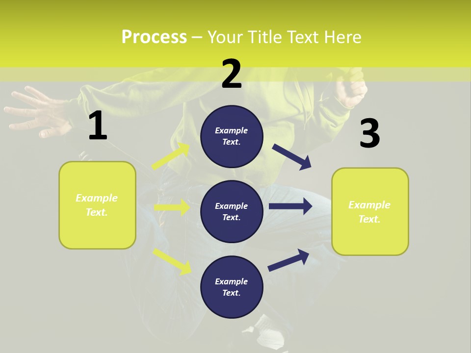 A Man Jumping In The Air With A Skateboard PowerPoint Template