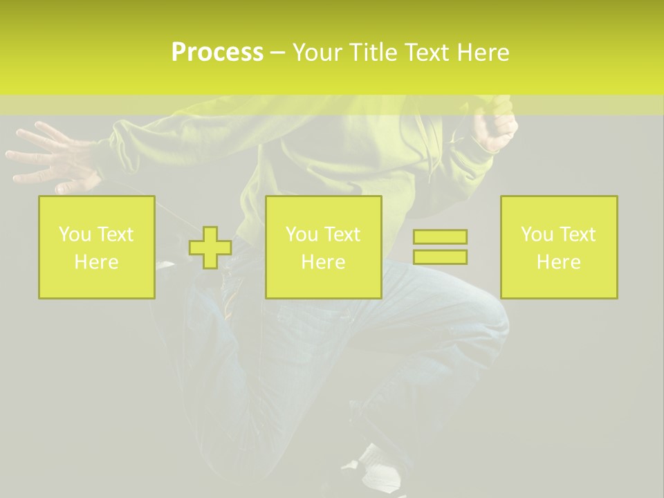 A Man Jumping In The Air With A Skateboard PowerPoint Template