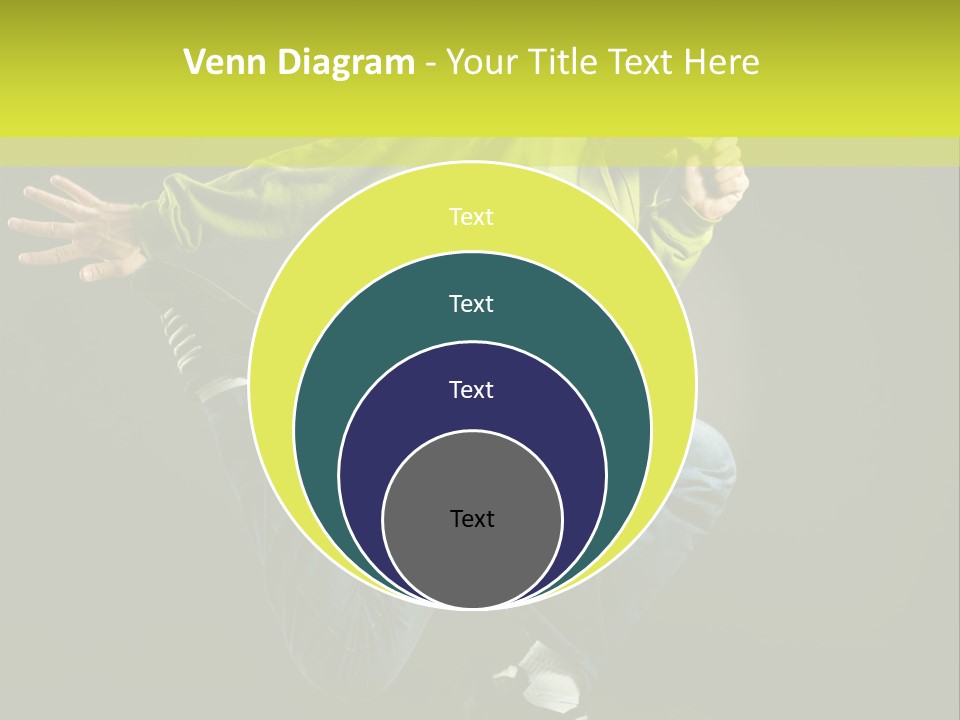 A Man Jumping In The Air With A Skateboard PowerPoint Template