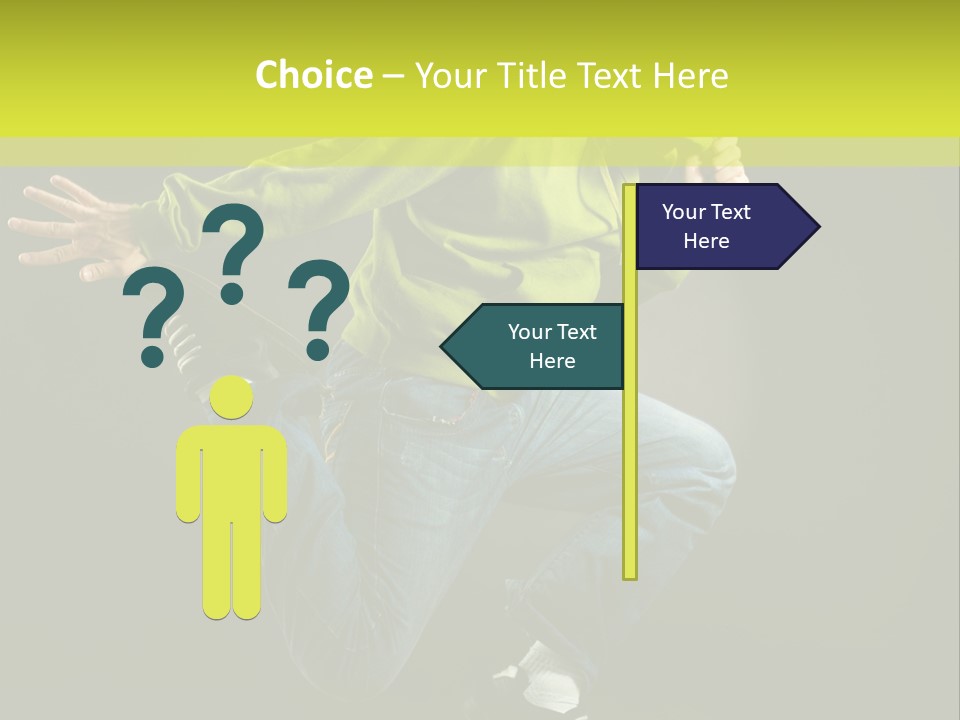 A Man Jumping In The Air With A Skateboard PowerPoint Template