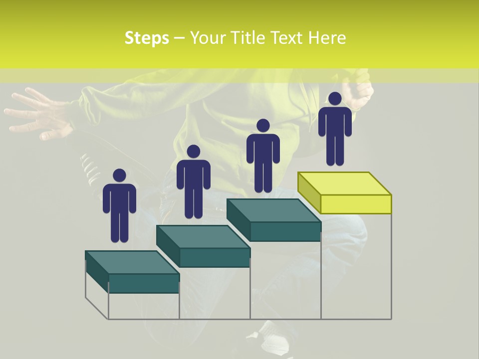 A Man Jumping In The Air With A Skateboard PowerPoint Template