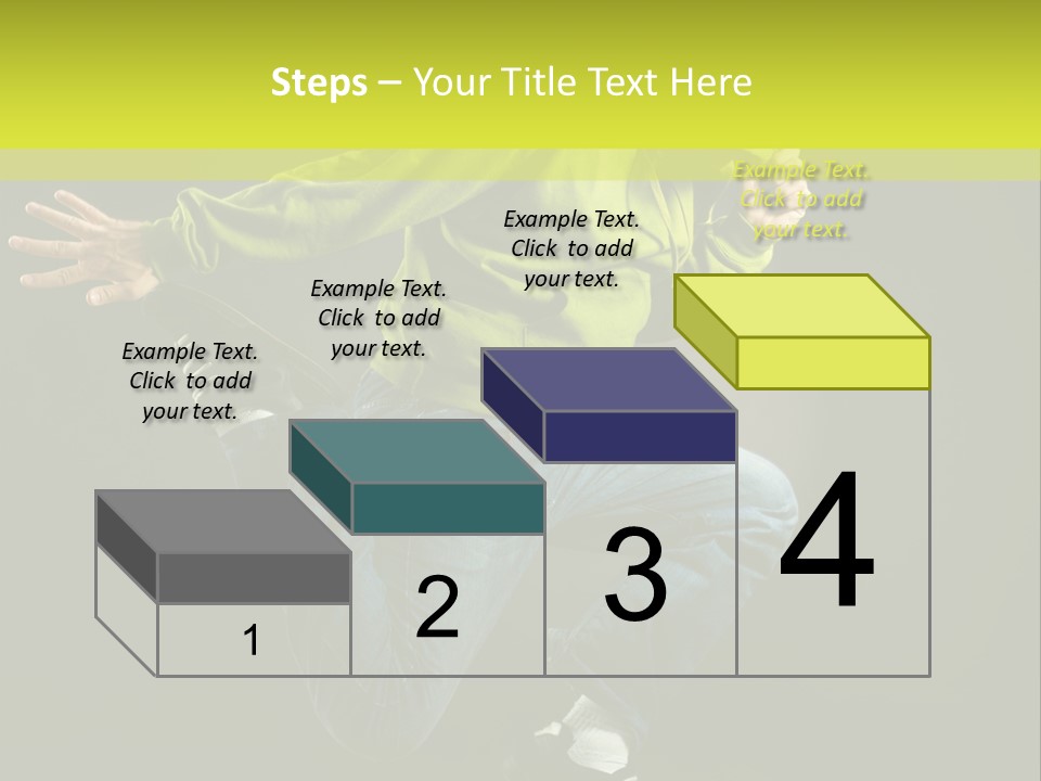 A Man Jumping In The Air With A Skateboard PowerPoint Template