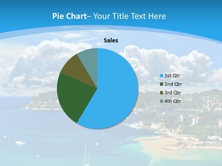 South Seafront Sightseeing PowerPoint Template