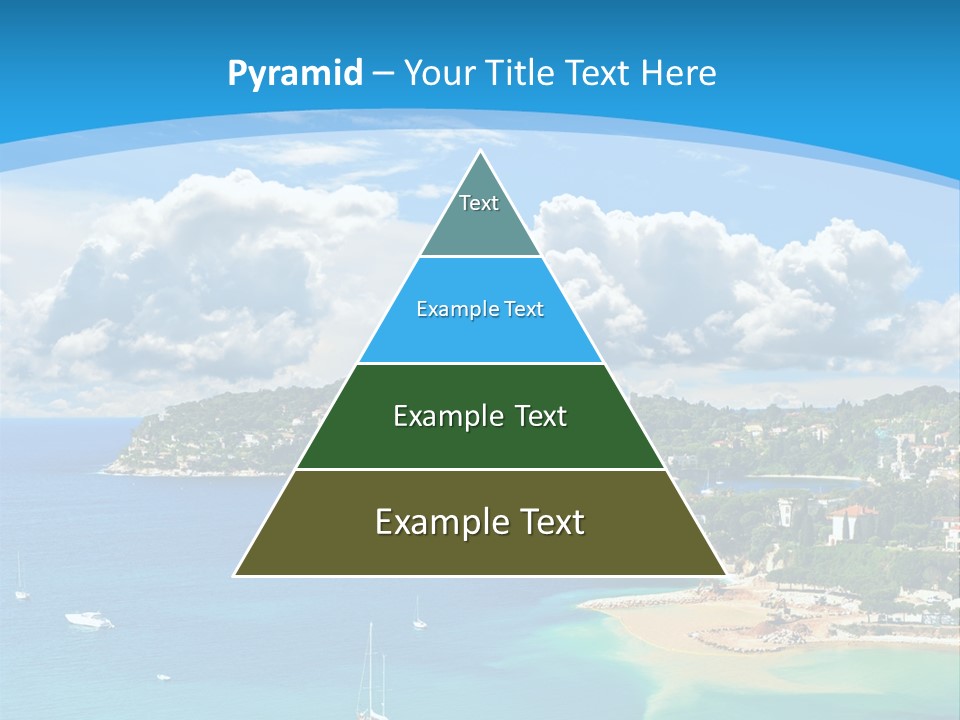 South Seafront Sightseeing PowerPoint Template