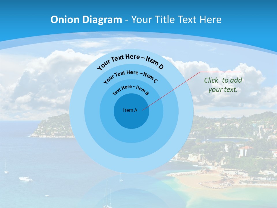 South Seafront Sightseeing PowerPoint Template
