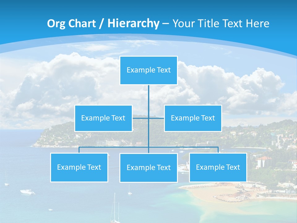 South Seafront Sightseeing PowerPoint Template