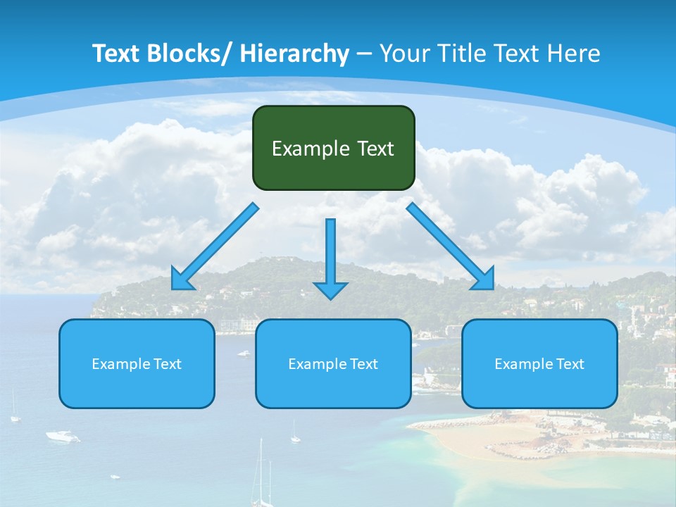 South Seafront Sightseeing PowerPoint Template