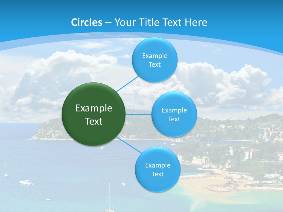 South Seafront Sightseeing PowerPoint Template