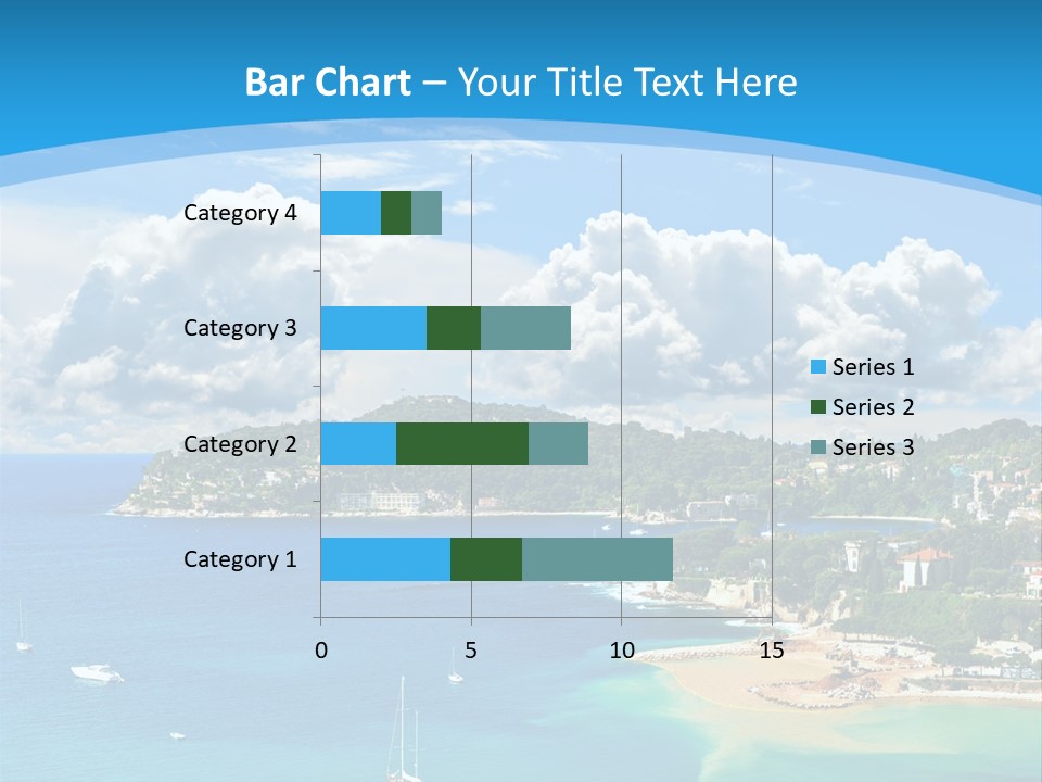 South Seafront Sightseeing PowerPoint Template