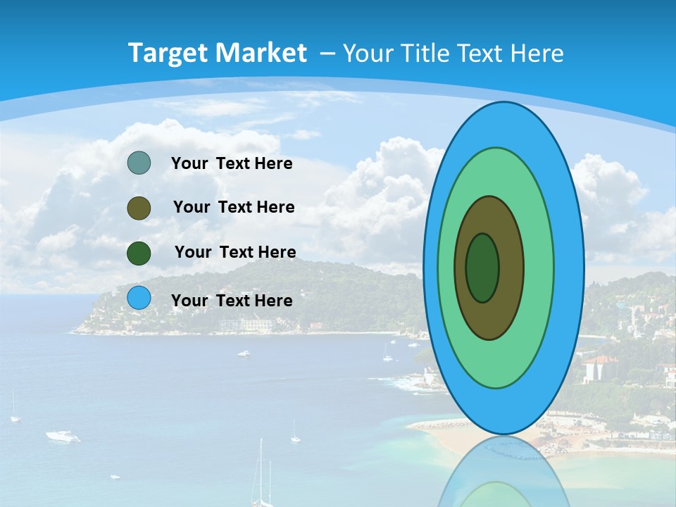 South Seafront Sightseeing PowerPoint Template