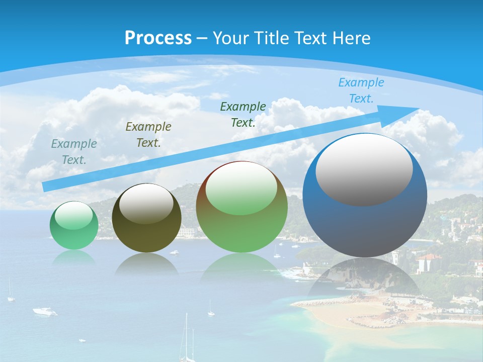 South Seafront Sightseeing PowerPoint Template