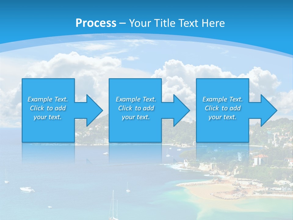 South Seafront Sightseeing PowerPoint Template