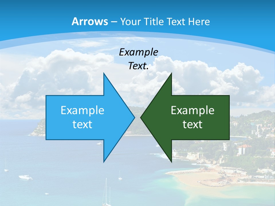 South Seafront Sightseeing PowerPoint Template