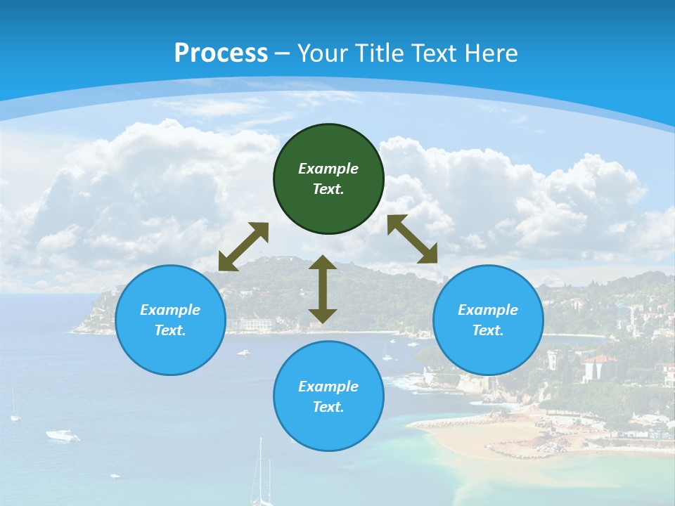 South Seafront Sightseeing PowerPoint Template