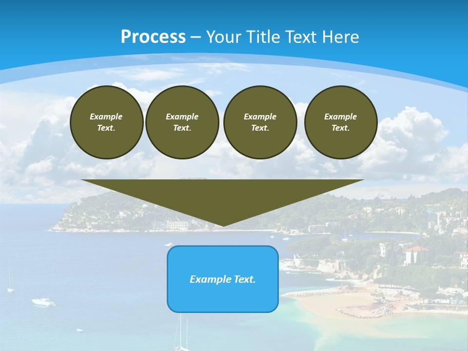 South Seafront Sightseeing PowerPoint Template