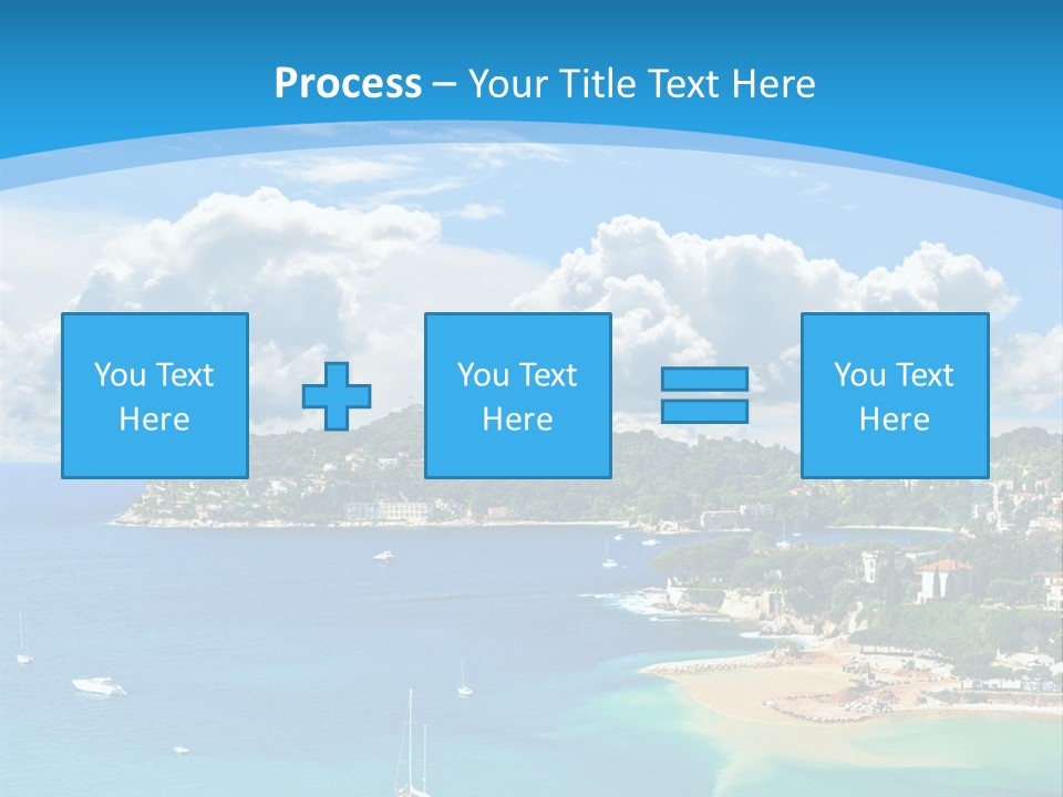 South Seafront Sightseeing PowerPoint Template