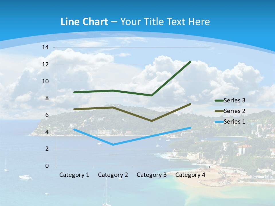 South Seafront Sightseeing PowerPoint Template