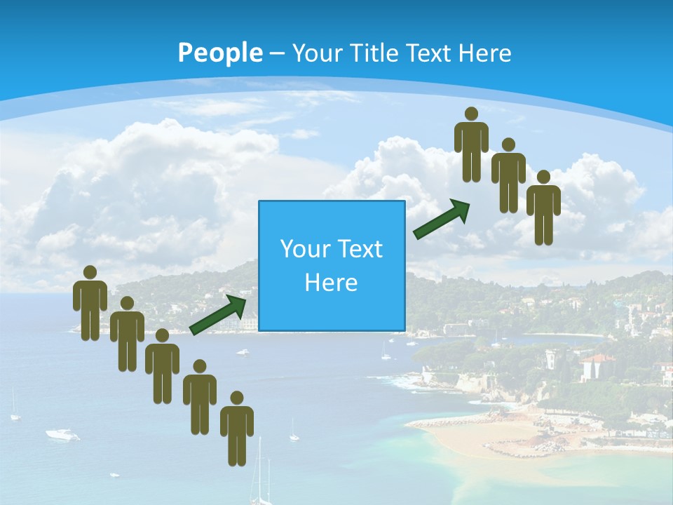 South Seafront Sightseeing PowerPoint Template