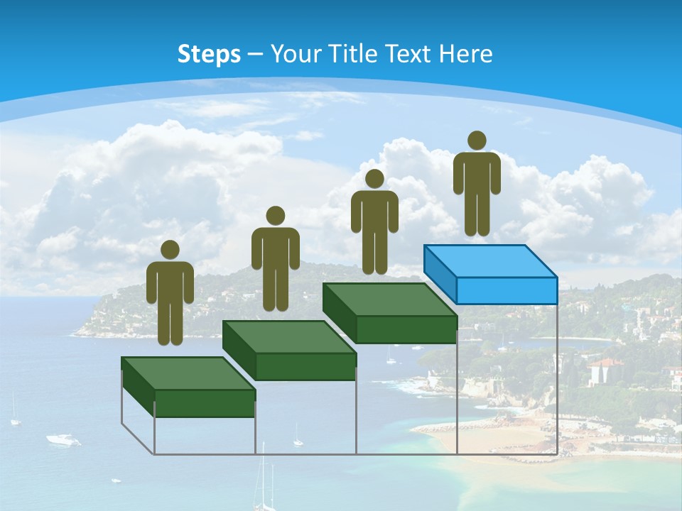 South Seafront Sightseeing PowerPoint Template