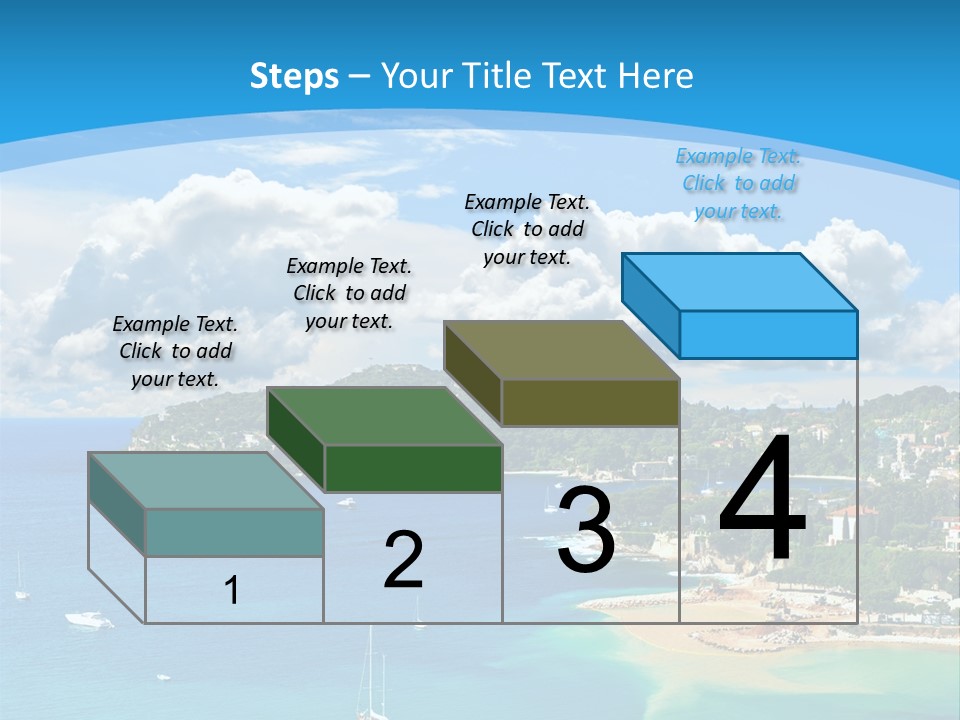 South Seafront Sightseeing PowerPoint Template