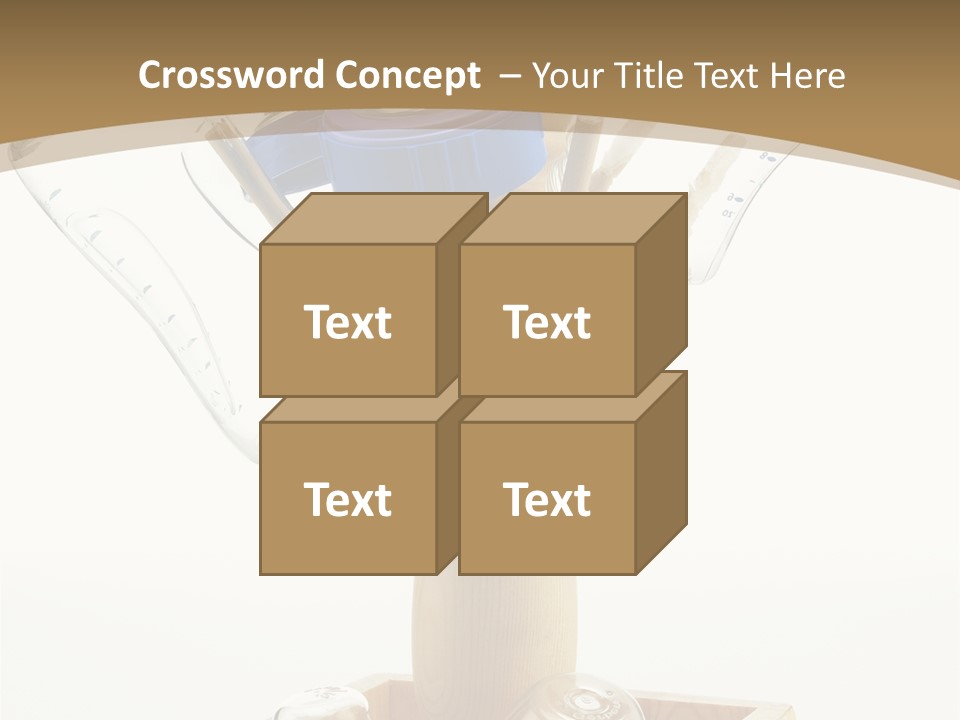 Liquid Background Housewares PowerPoint Template