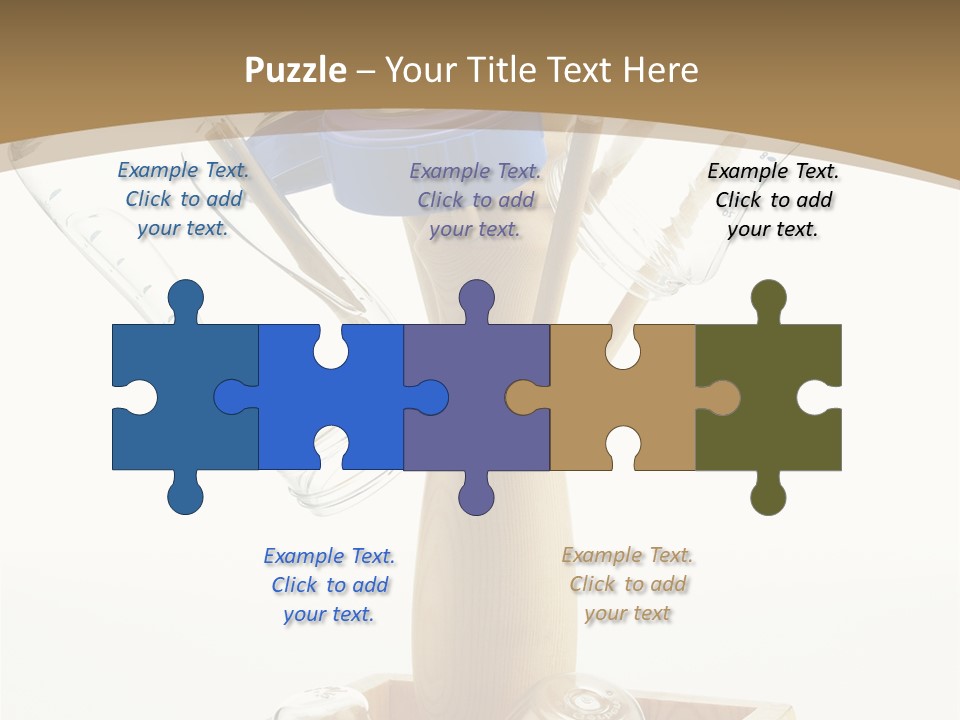 Liquid Background Housewares PowerPoint Template