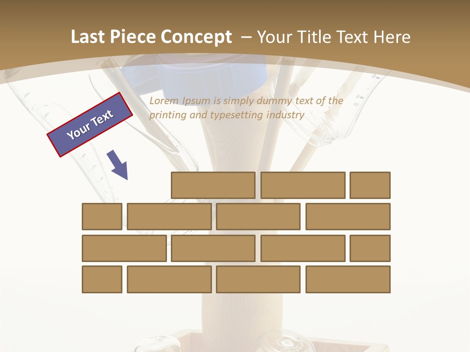 Liquid Background Housewares PowerPoint Template