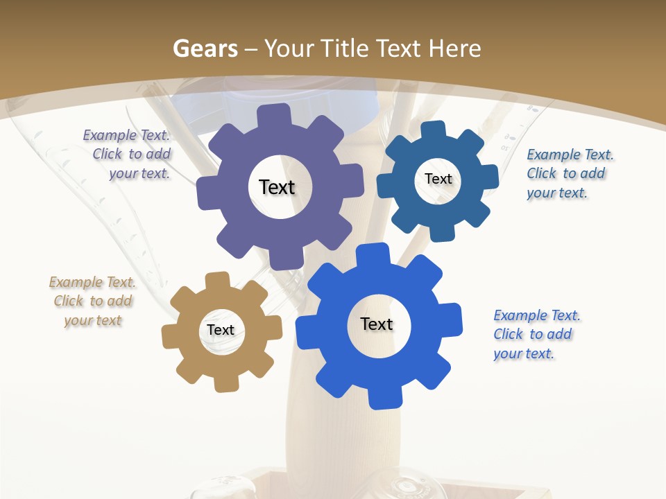 Liquid Background Housewares PowerPoint Template