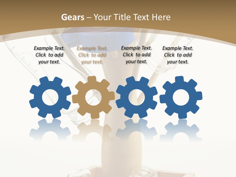 Liquid Background Housewares PowerPoint Template