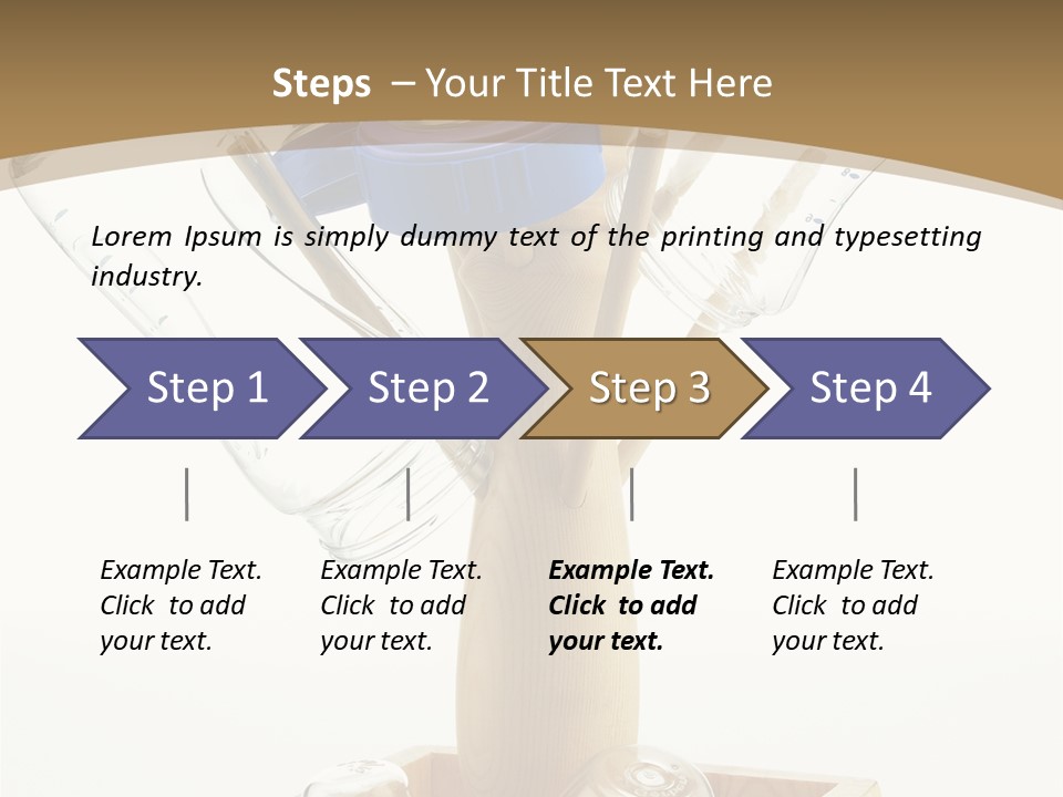 Liquid Background Housewares PowerPoint Template
