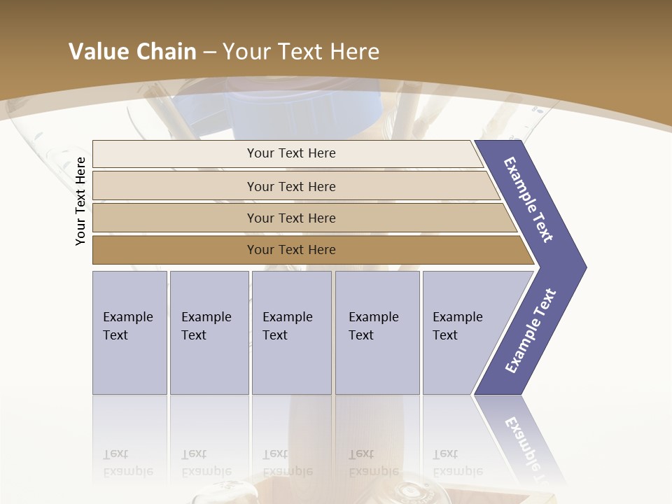 Liquid Background Housewares PowerPoint Template