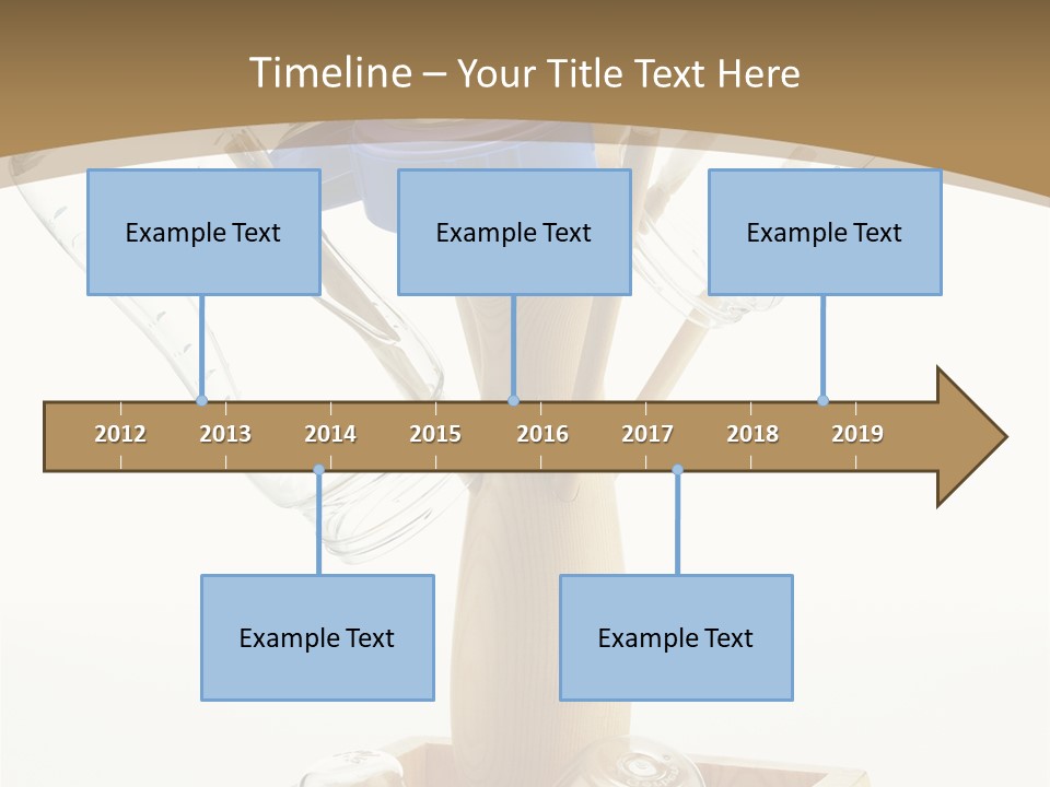 Liquid Background Housewares PowerPoint Template