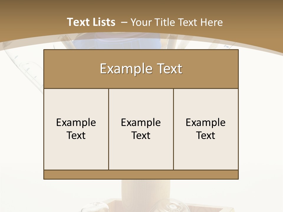 Liquid Background Housewares PowerPoint Template