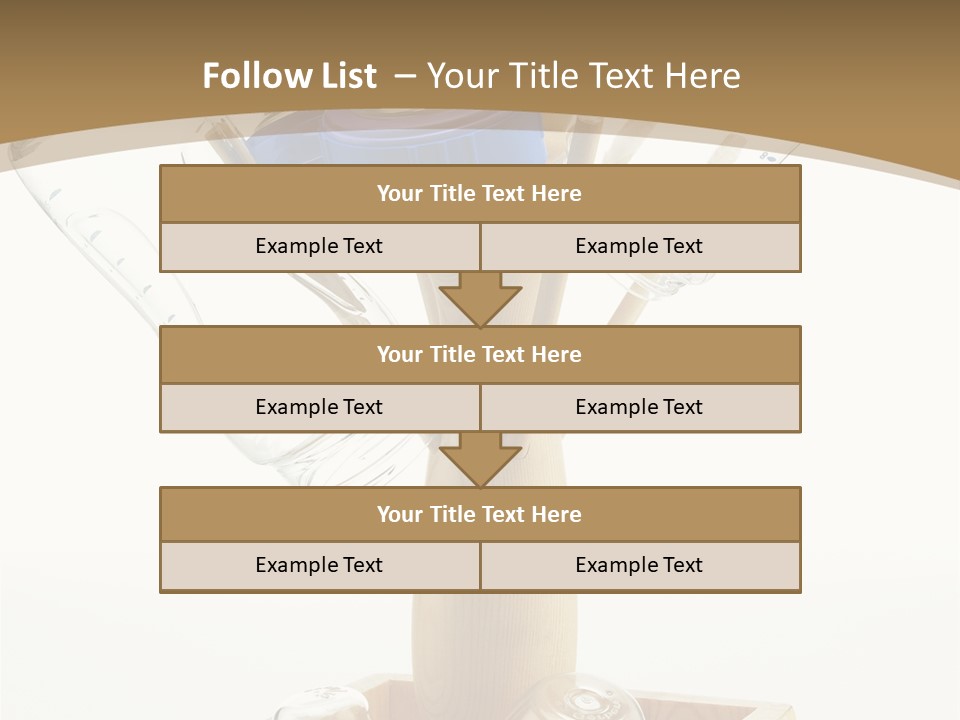Liquid Background Housewares PowerPoint Template