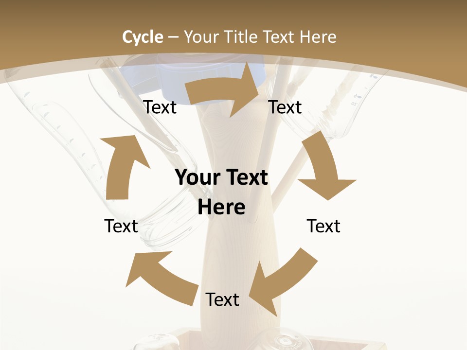 Liquid Background Housewares PowerPoint Template