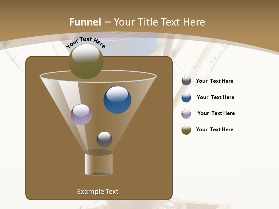 Liquid Background Housewares PowerPoint Template
