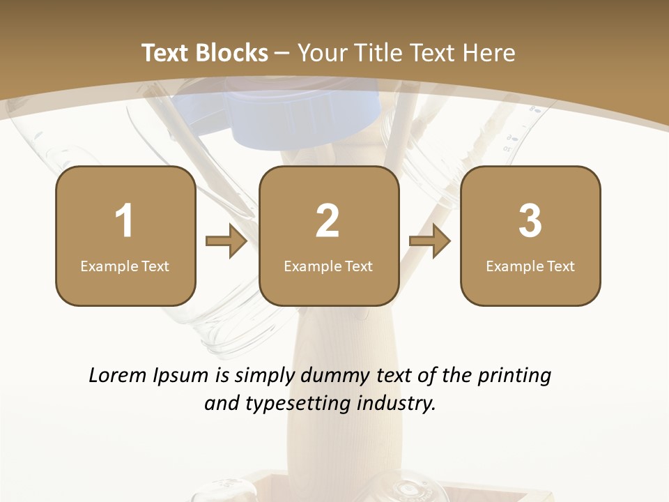 Liquid Background Housewares PowerPoint Template