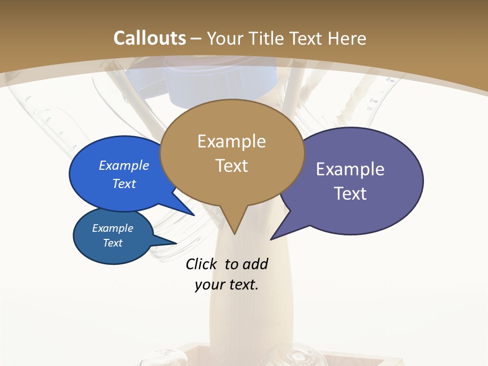 Liquid Background Housewares PowerPoint Template